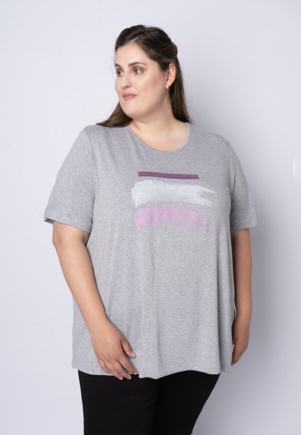 Apcherlevoix - Light Grey Melange - T-shirt - Xl/54-56 billede