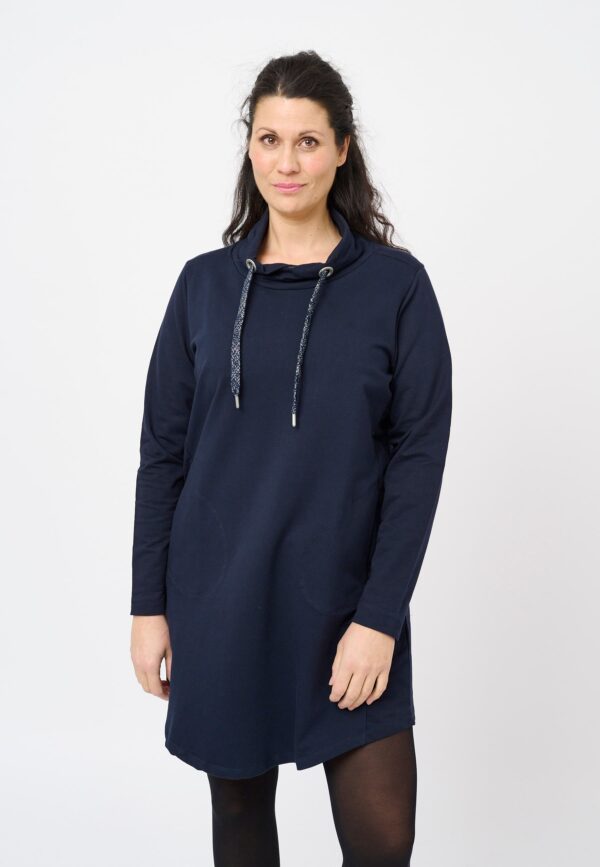 Apclara - Navy - Kjole - 2xl/58-60 billede