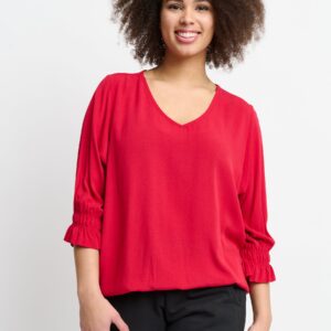 Apirvine - Warm Red - Bluse - L/50-52 billede