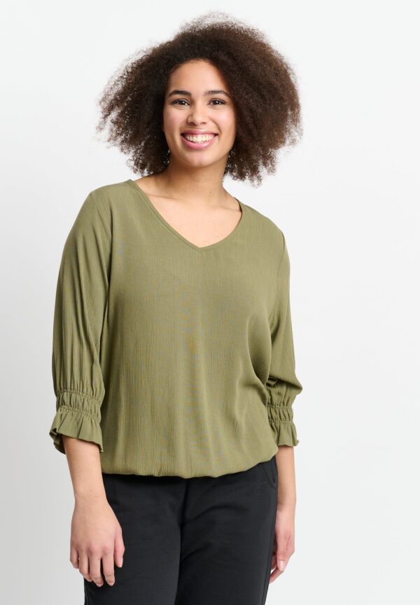 Apirvine - Dusty Olive - Bluse - L/50-52 billede