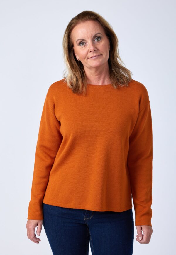 Beth - Orange - Bluse - 2xl billede