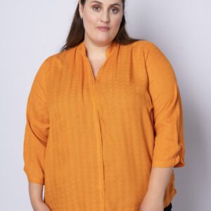 Cfabine - Sunny Orange - Bluse - 3xl billede