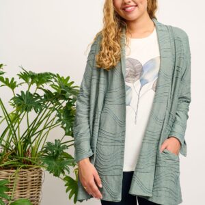 Chmaibritt - Faded Green - Cardigan - 52 billede