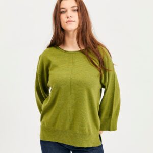 Christel - Apple Green Melange - Bluse - 2xl billede