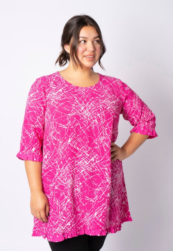 Cohoes - Fuchsia - Tunika - 2xl/58-60 billede