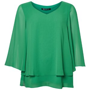 Elcamma - Grass Green - Bluse - 48 billede