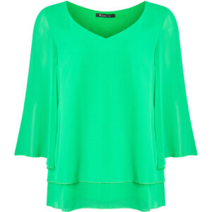 Elcamma - Flash Green - Bluse - 46 billede