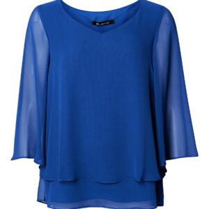 Elcamma - Royal Blue - Bluse - 36 billede