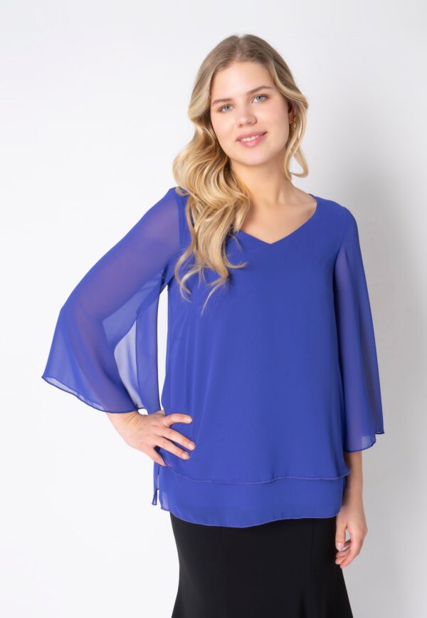 Elcamma - Clematis Blue - Bluse - 50 billede