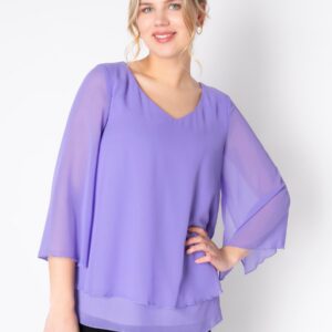 Elcamma - Lavender Purple - Bluse - 48 billede