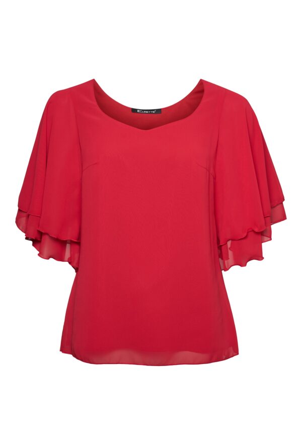 Elnobel - Red - Bluse - 44 billede