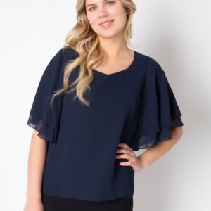 Elnobel - Navy - Bluse - 52 billede