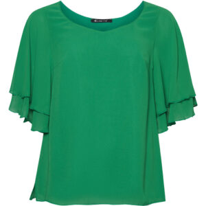 Elnobel - Grass Green - Bluse - 42 billede