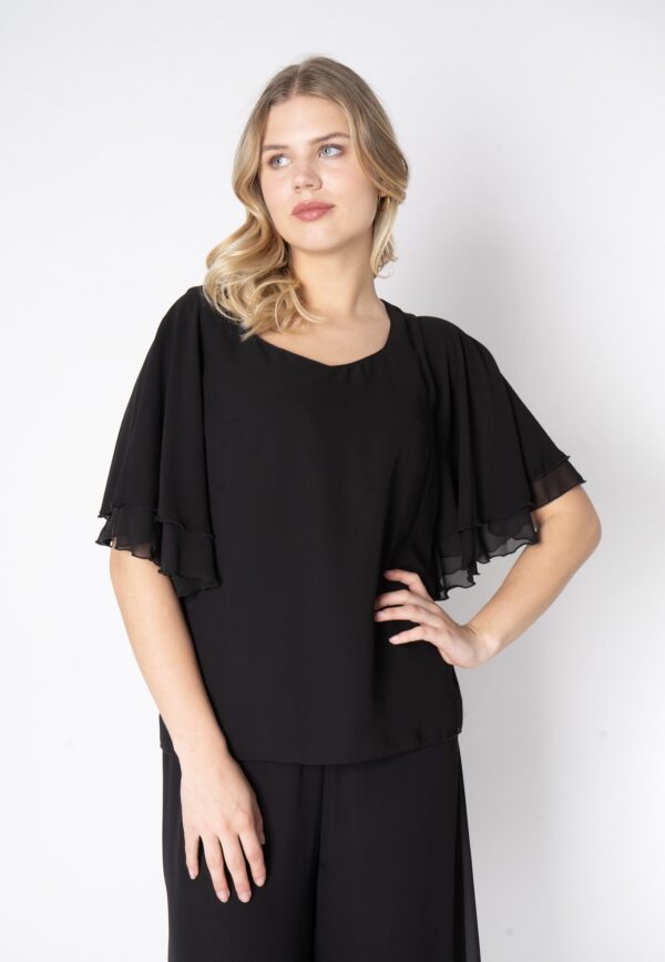 Elnobel - Black - Bluse - 52 billede