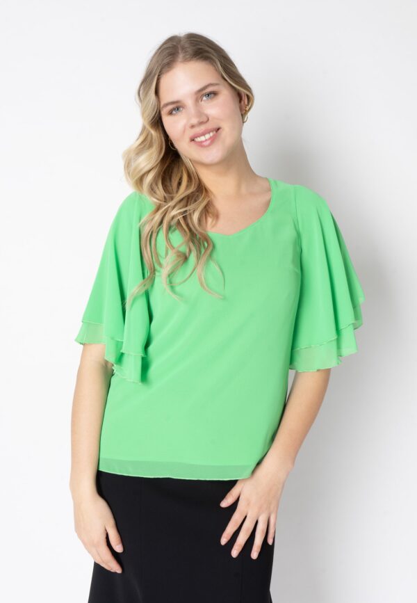 Elnobel - Flash Green - Bluse - 42 billede