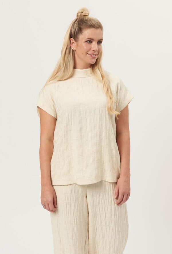 Etabelone - Linen - Bluse - 46 billede