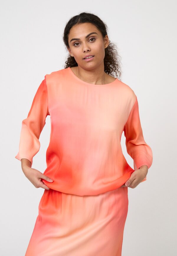 Ethaya - Light Coral Red - Bluse - 48 billede