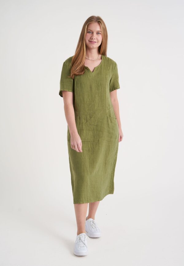 Etheddi - Olive Green - Kjole - 40 billede