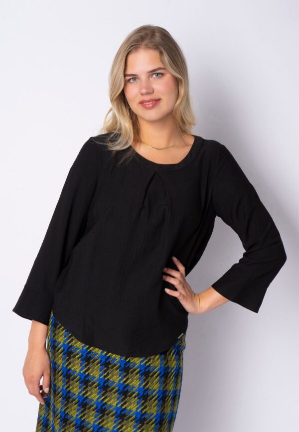 Ethope - Black - Bluse - 46 billede