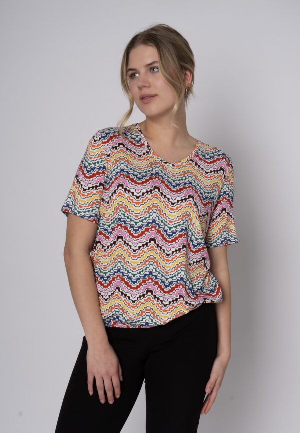 Etkelyn - Multi Color - T-shirt - 42 billede