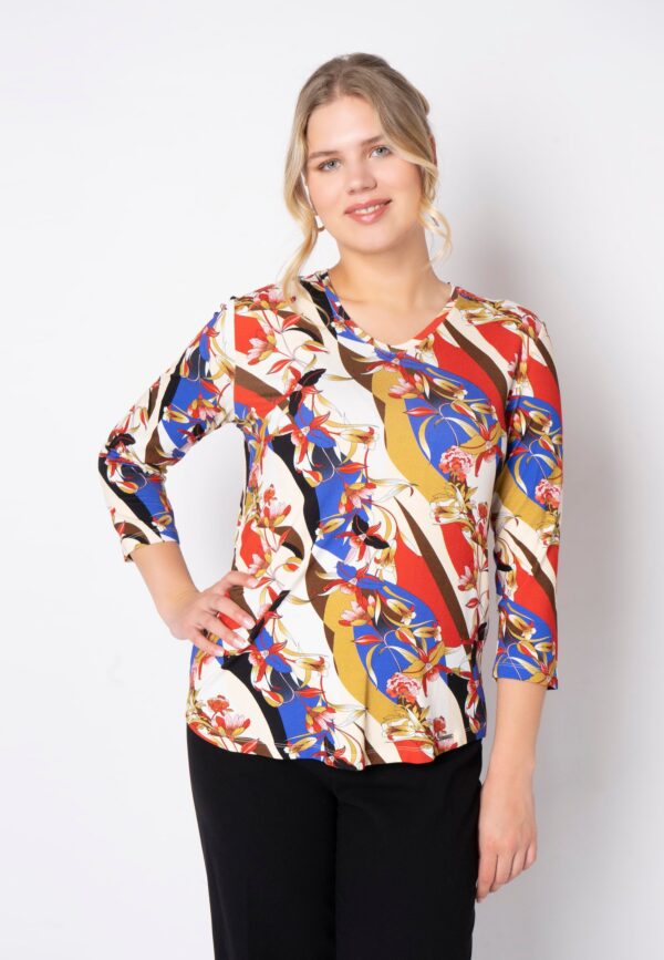 Etketti - Multi Color - Bluse - 48 billede