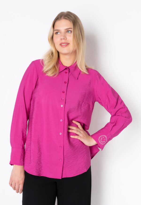 Etlione - Fuchsia - Bluse - 42 billede