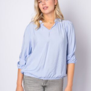 Etlira - Light Blue - Bluse - 44 billede