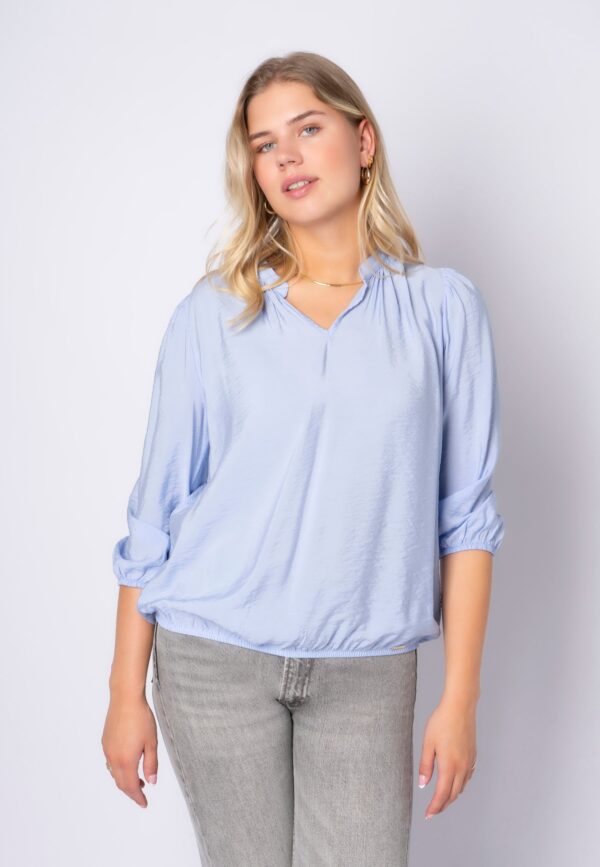 Etlira - Light Blue - Bluse - 44 billede