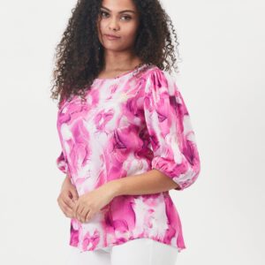 Etmacy - Lipstick Pink - Bluse - M billede