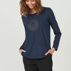 Etmaria - Navy Blue - T-shirt - 48 billede