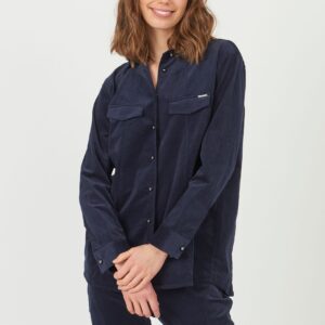 Etmary - Navy Blue - Skjorte - 46 billede