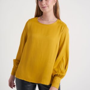 Etneena - Warm Yellow - Bluse - 44 billede