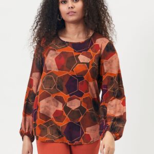 Etpippa - Orange - Bluse - S billede