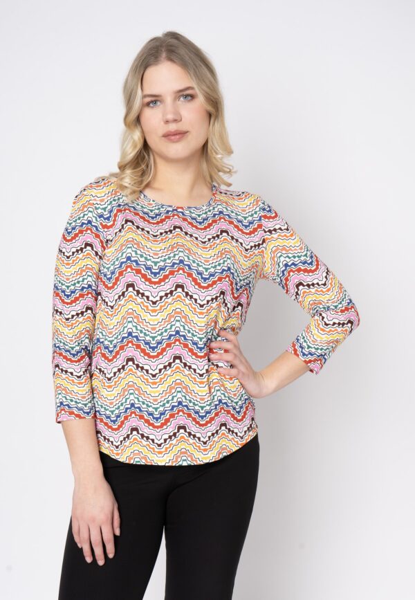 Etraya - Multi Color - Bluse - 44 billede