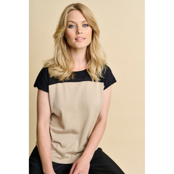 Etrebeca - Linen - T-shirt - 40 billede