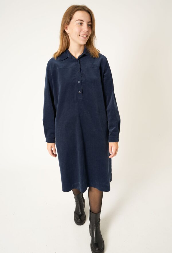 Etviola - Navy Blue - Kjole - 2xl billede