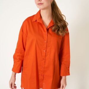 Etwera - Dark Orange - Skjorte - M billede