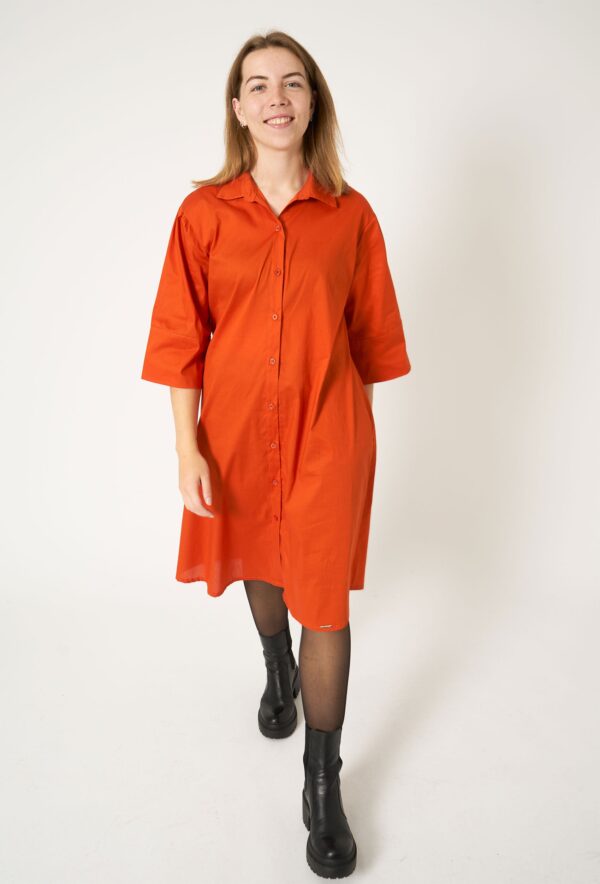 Etwiga - Dark Orange - Kjole - 2xl billede