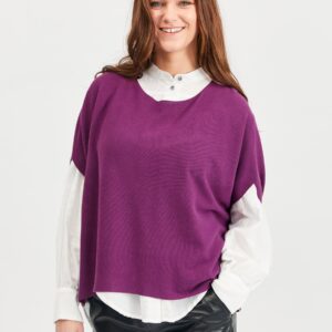 Elfi - Dark Purple - Bluse - L/xl billede