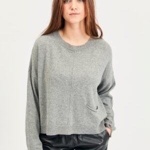 Else - Grey Melange - Bluse - L/xl billede