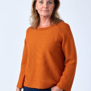 Karla - Orange - Bluse - 2xl billede