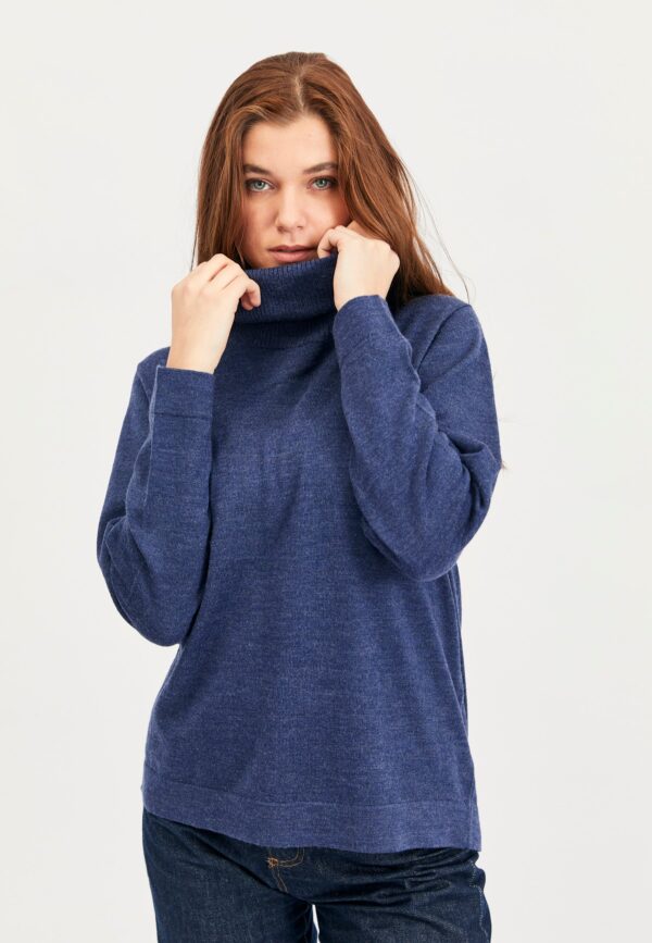 Kirsten - Blue Melange - 2xl billede