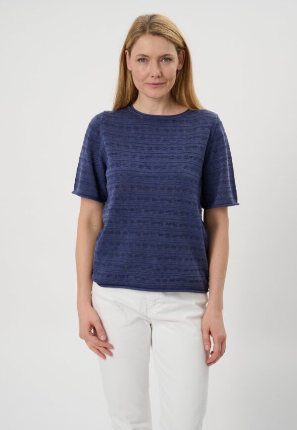 Liacacie - Navy Blue - Bluse - 2xl billede