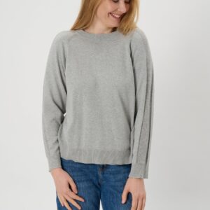 Liagnes - Light Grey Melange - Bluse - L billede