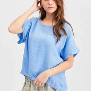 Lifabiola - Azzurro - Bluse - S billede