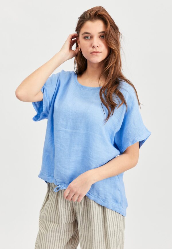 Lifabiola - Azzurro - Bluse - S billede