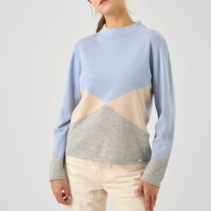 Lifilica - Light Blue Melange - Bluse - 2xl billede