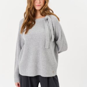 Limonica - Light Grey Melange - Bluse - 2xl billede