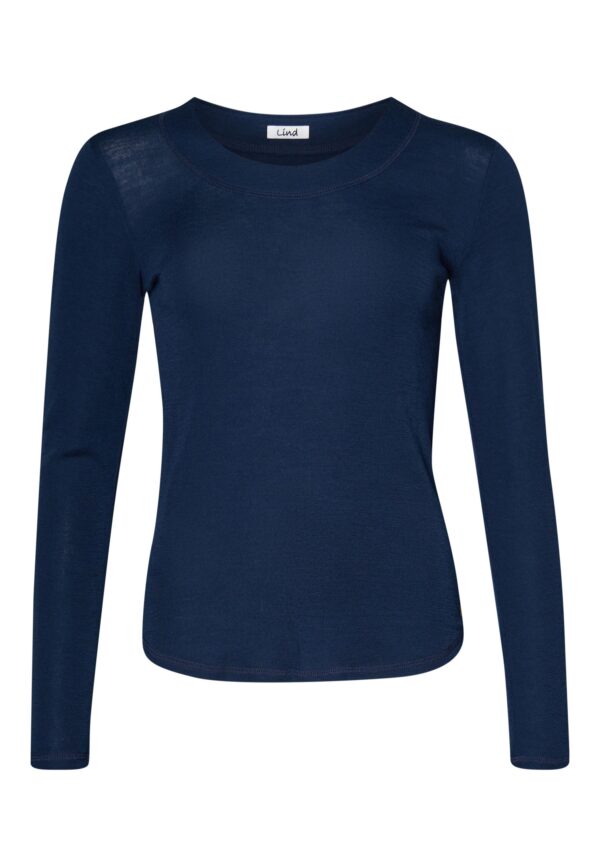 Lisolveig - Navy Blue - Bluse - 2xl billede