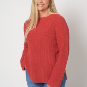 Malene - Burnt Tegl - Bluse - S billede